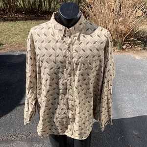 Catalina Button down long sleeve shirt XXLT